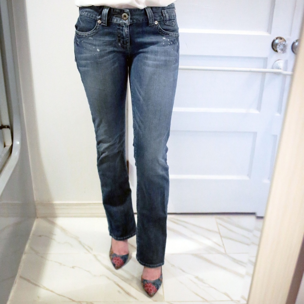 Guess Daredevil Bootcut Low Rise Jeans